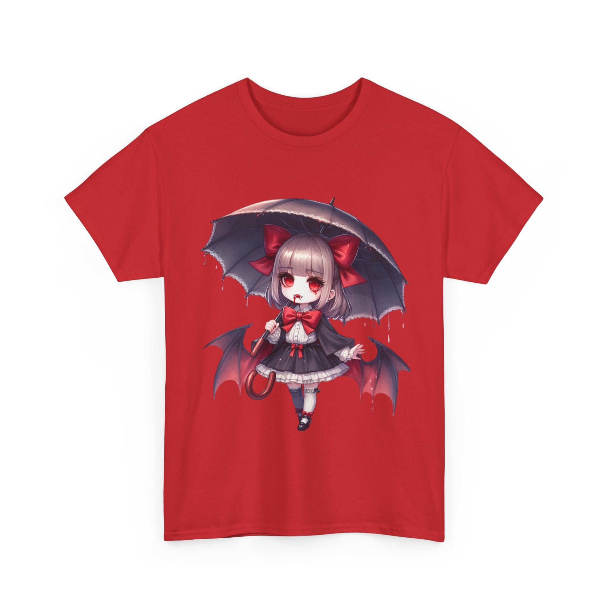 vampire girl horror Unisex Heavy Cotton Tee men women png31