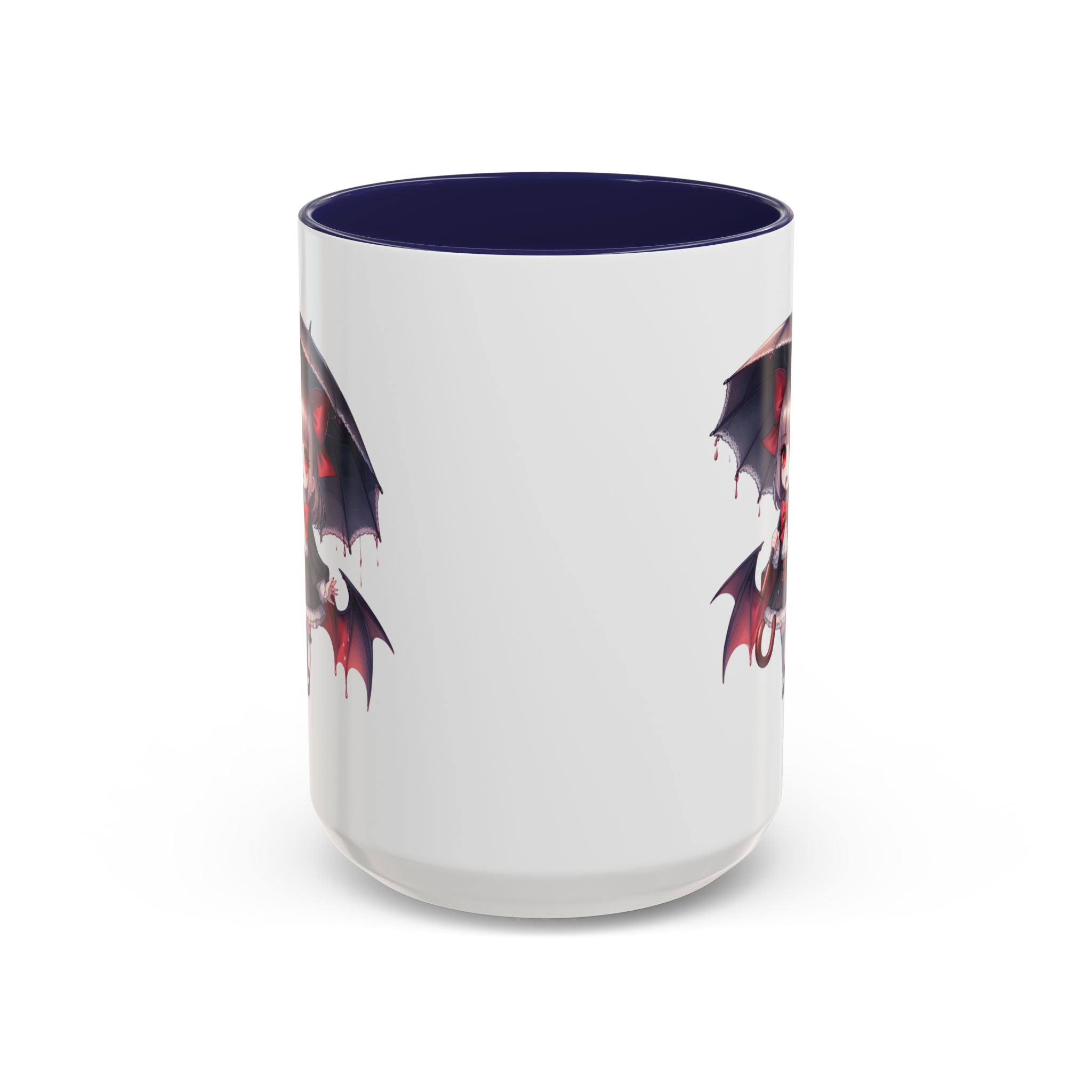 Gothic vampire girl  horror art Accent Coffee Mug (11, 15oz)