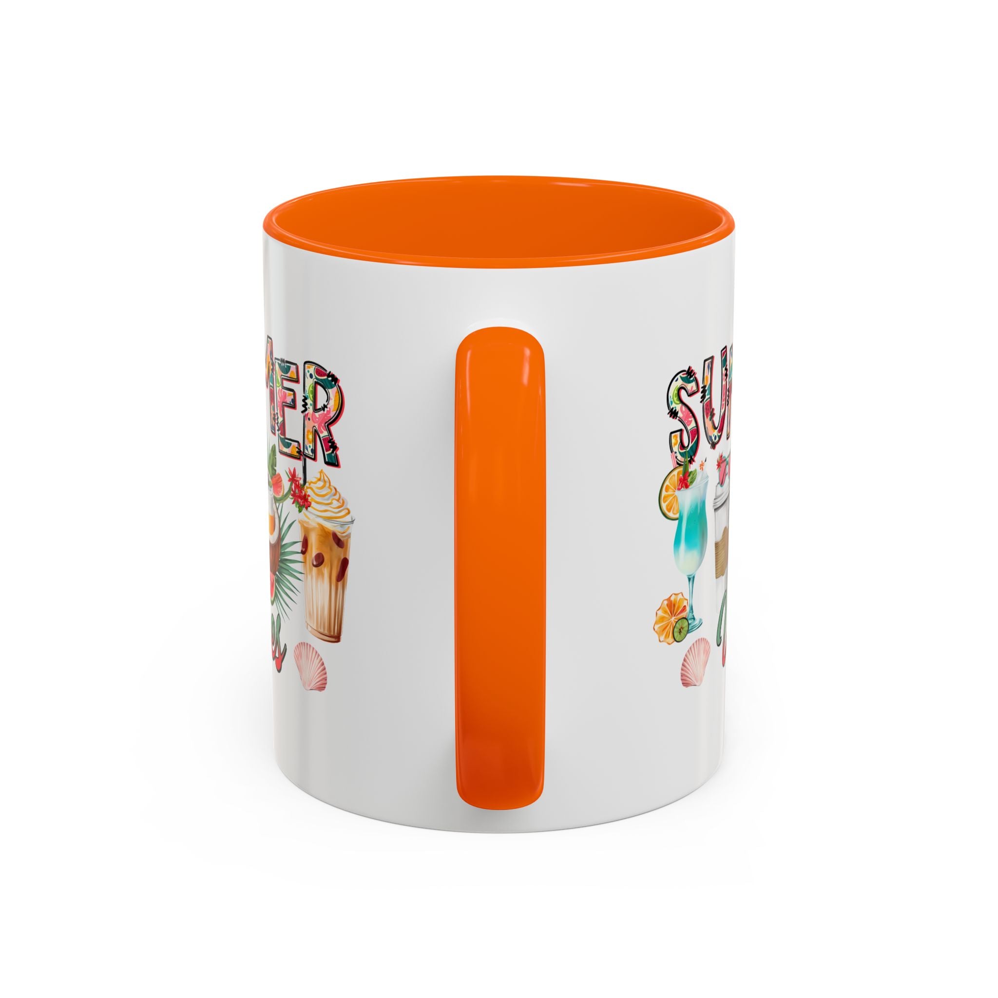 Summer Vibes Accent Coffee Mug - 11oz & 15oz - Perfect for Sunny Days & Celebrations