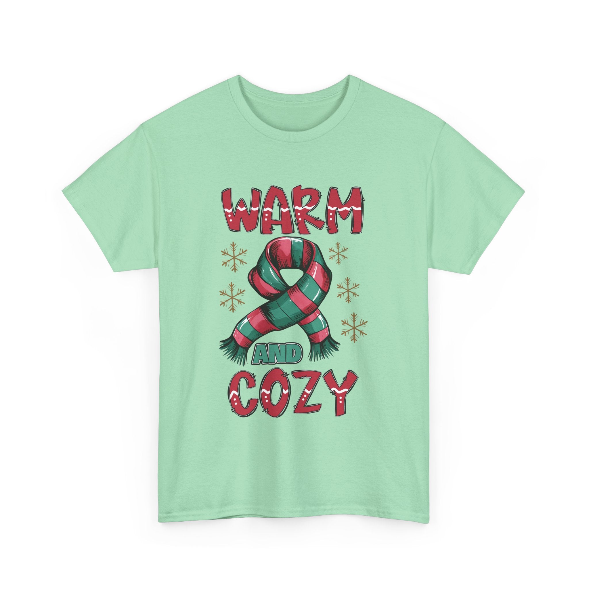 christmas warm and cozy Unisex Heavy Cotton Tee men women