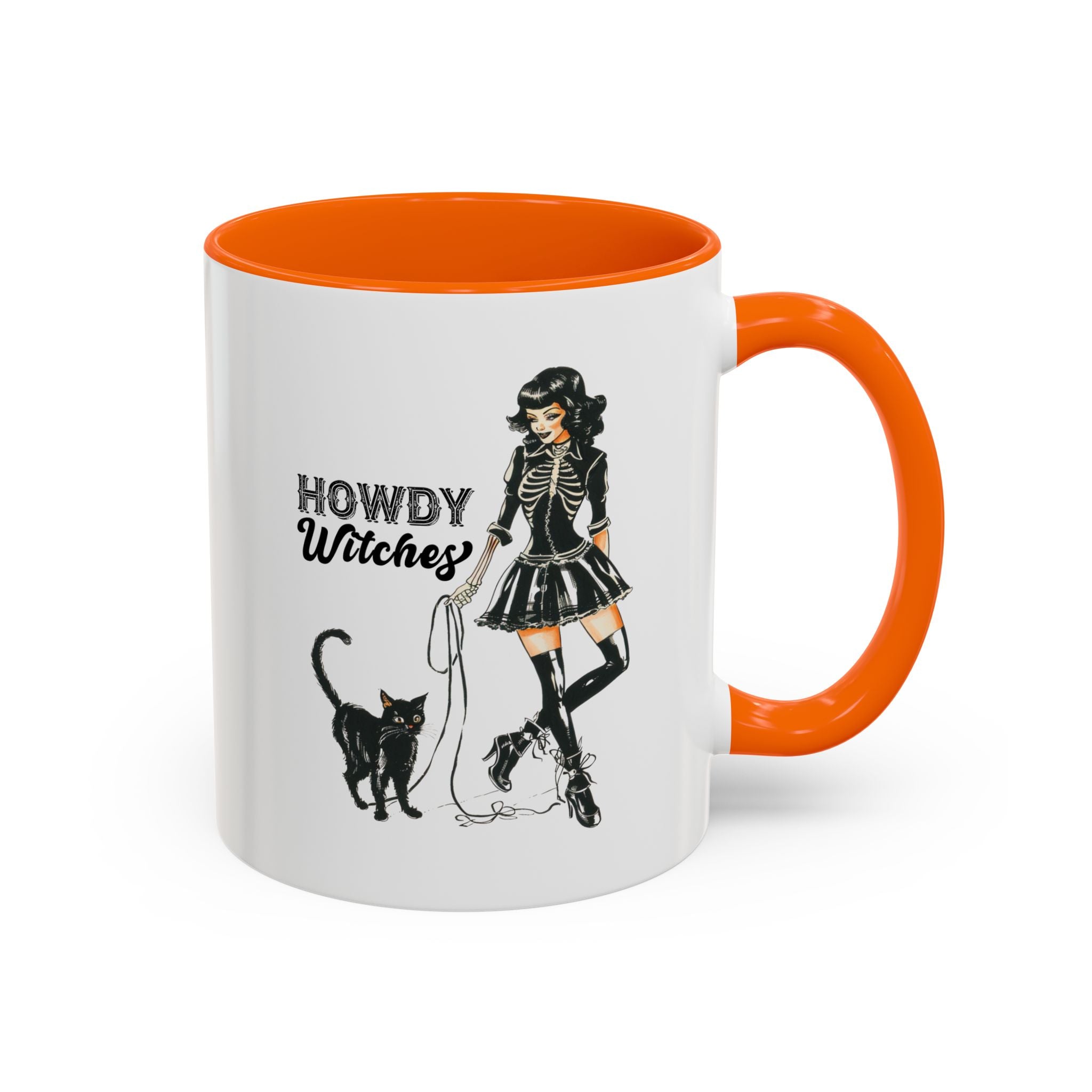 Spooky Cat Coffee Mug, Halloween Gifts, Witchy Home Decor, Black Cat Mug, Cozy Drinkware, Magical Kitchen Accessories