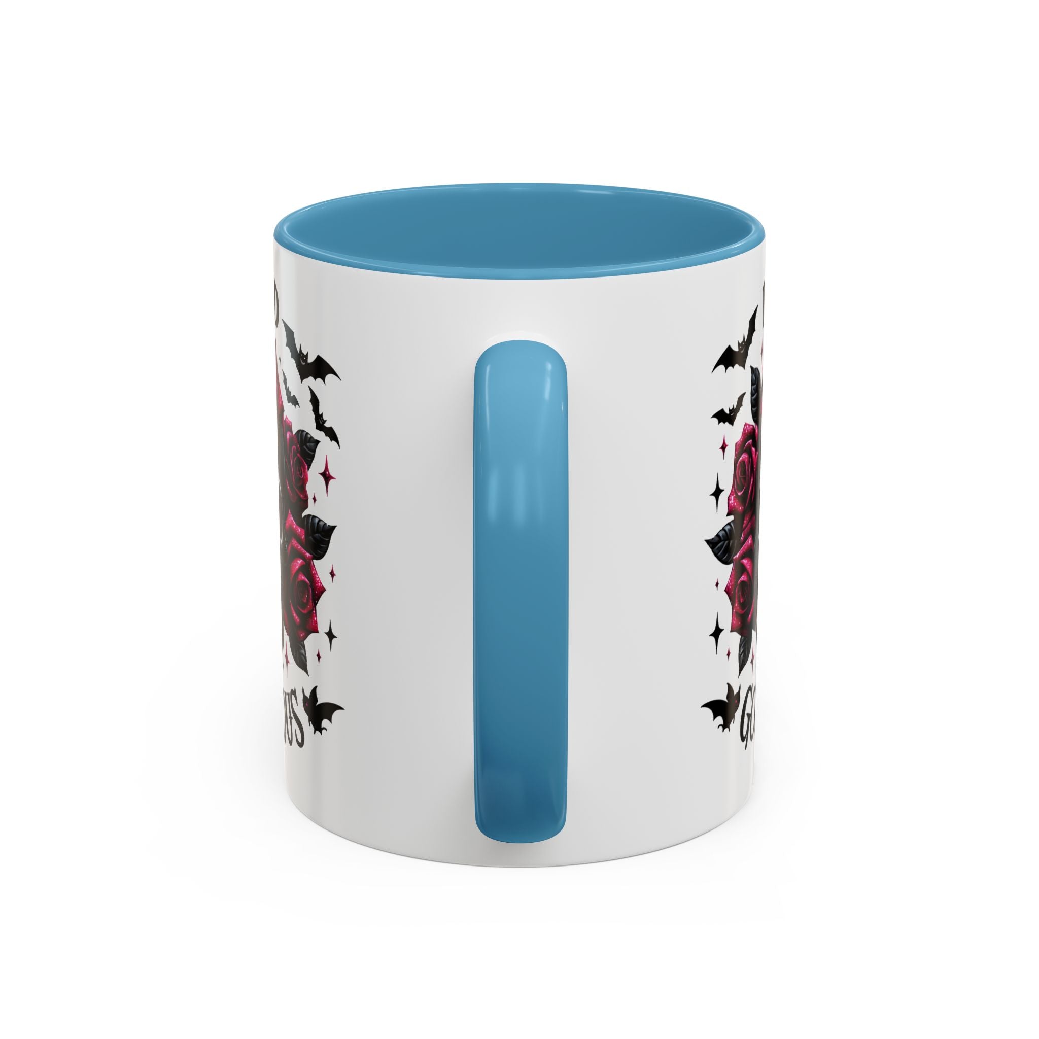 Gothic Skull Coffee Mug - Dead Gorgeous Design halloween horror art goth