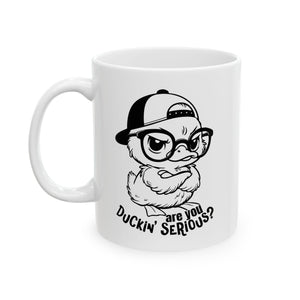 attitude Funny duck Inspired coffee Mug -  Coffee Enthusiasts, Animal Lovers, Home Decor