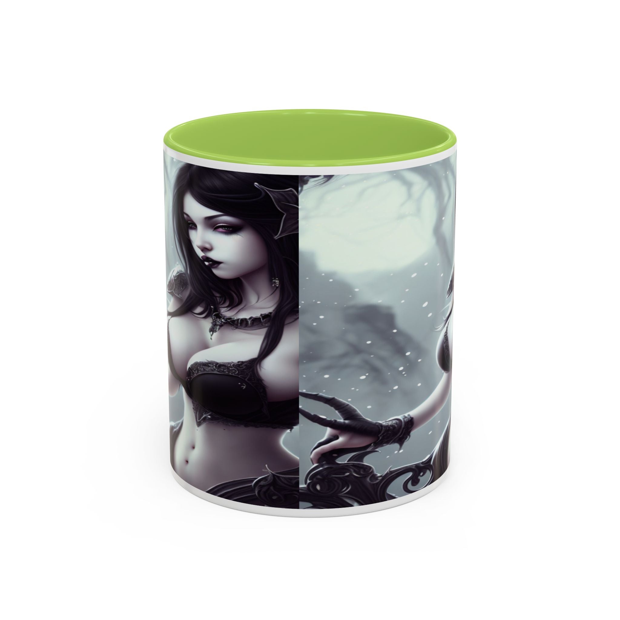 sexy busty woman Gothic Fantasy Coffee Mug – 11oz & 15oz Sculpted Design horror art