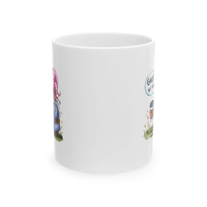 Cheerful coffee Mug - Perfect Gift for Friends, Motivational Coffee Cup, Cute Desk Decor, Funny Mug for Tea Lovers, 11oz