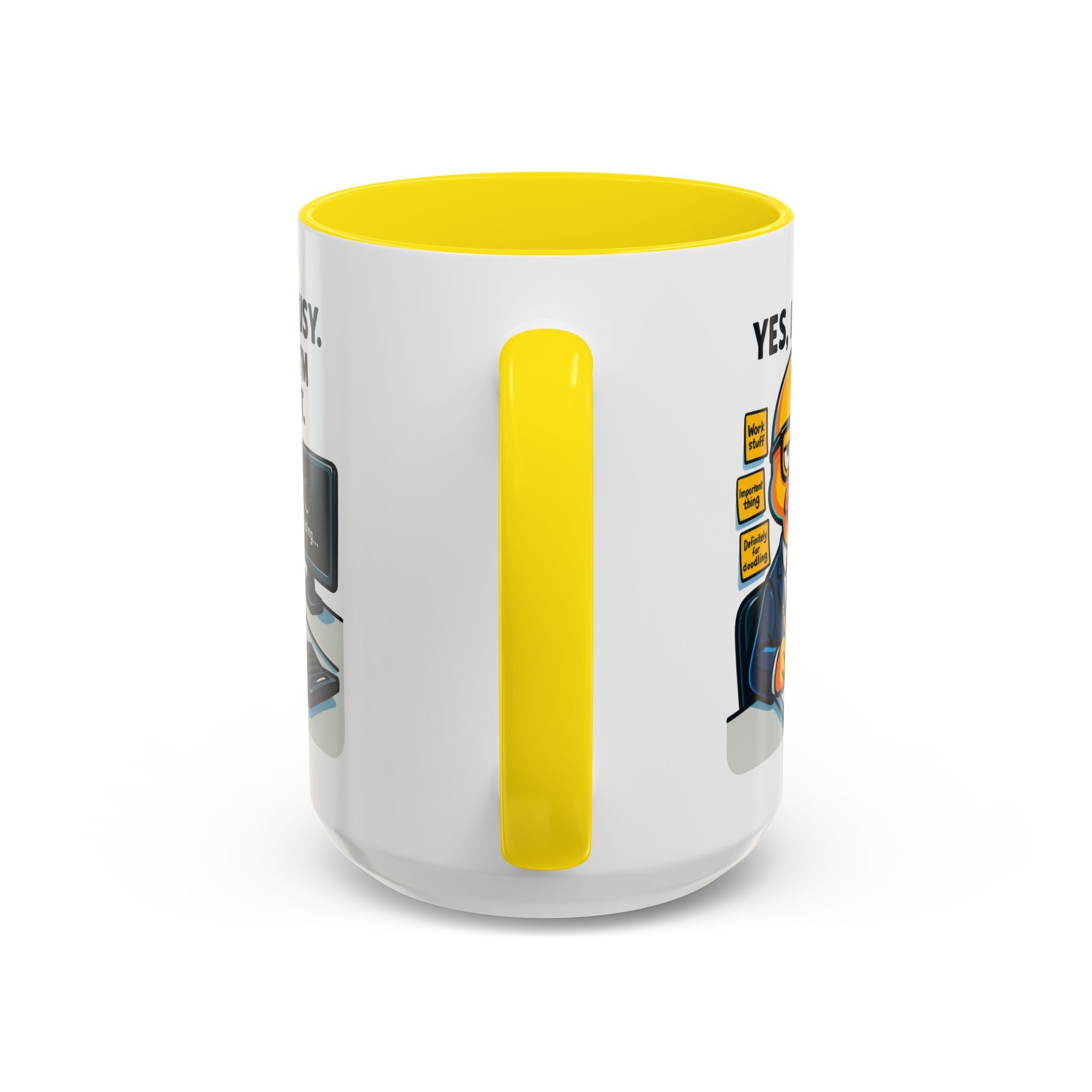 Funny Office Mug, Quirky Coffee Cup, Duck Humor Mug, Gift for Coworkers, Cute Desk Mug