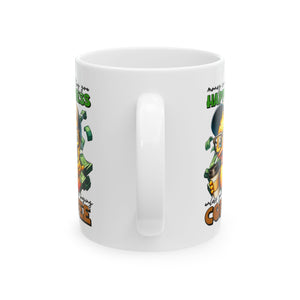 Funny duck money coffee Mug - Perfect for Coffee Lovers, Gift for Friends, Office Humor, Unique Kitchenware, Birthday or Holiday Present