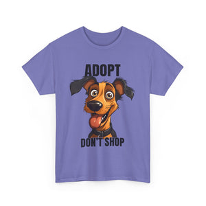 Funny Dog Adoption Tee, Unisex Tee, Pet Lover Gift, Animal Rescue Shirt, Dog Lover Apparel, Adopt Don't Shop Tee