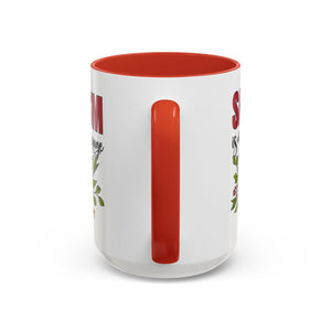 Sarcasm Floral Accent Coffee Mug - 11oz & 15oz funny