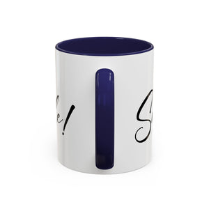 Inspirational Accent Coffee Mug - "You Make Me Smile!" - Perfect Gift for Friends & Family