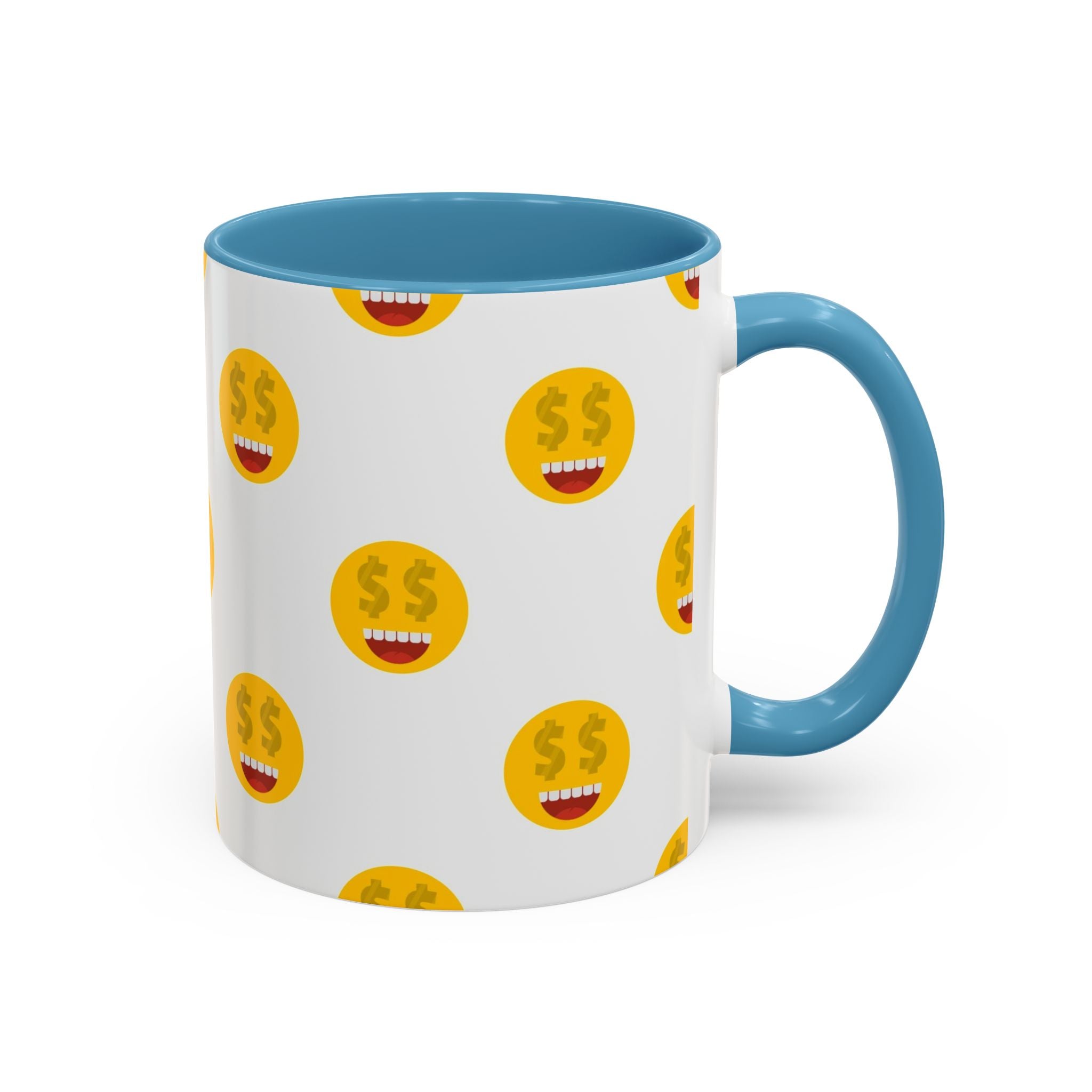 Smiles and dollars Accent Coffee Mug (11, 15oz)