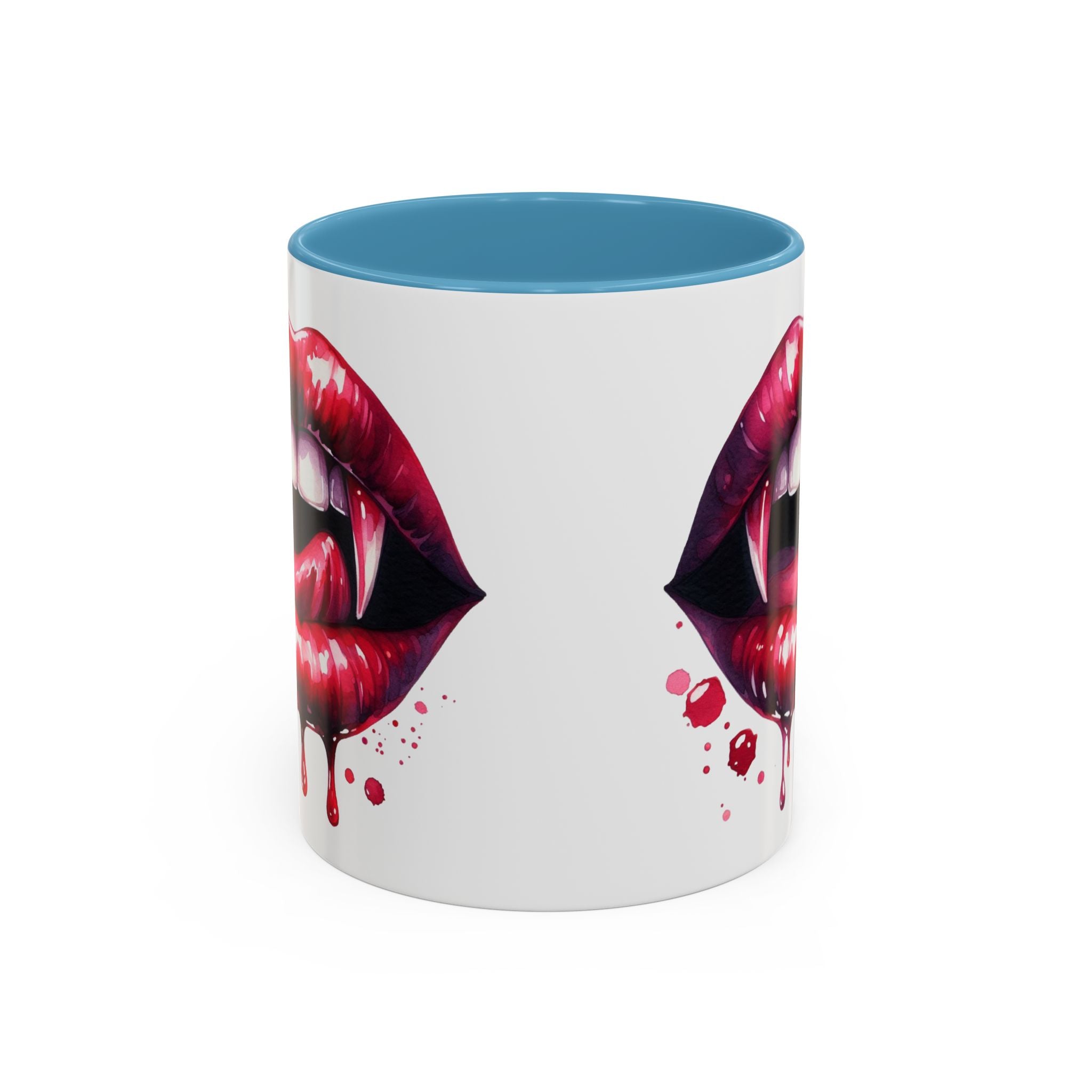 Gothic Vampire Teeth Coffee Mug – Perfect for Halloween, Spooky Occasions, Gift for Horror Lovers, Unique Accent Cup