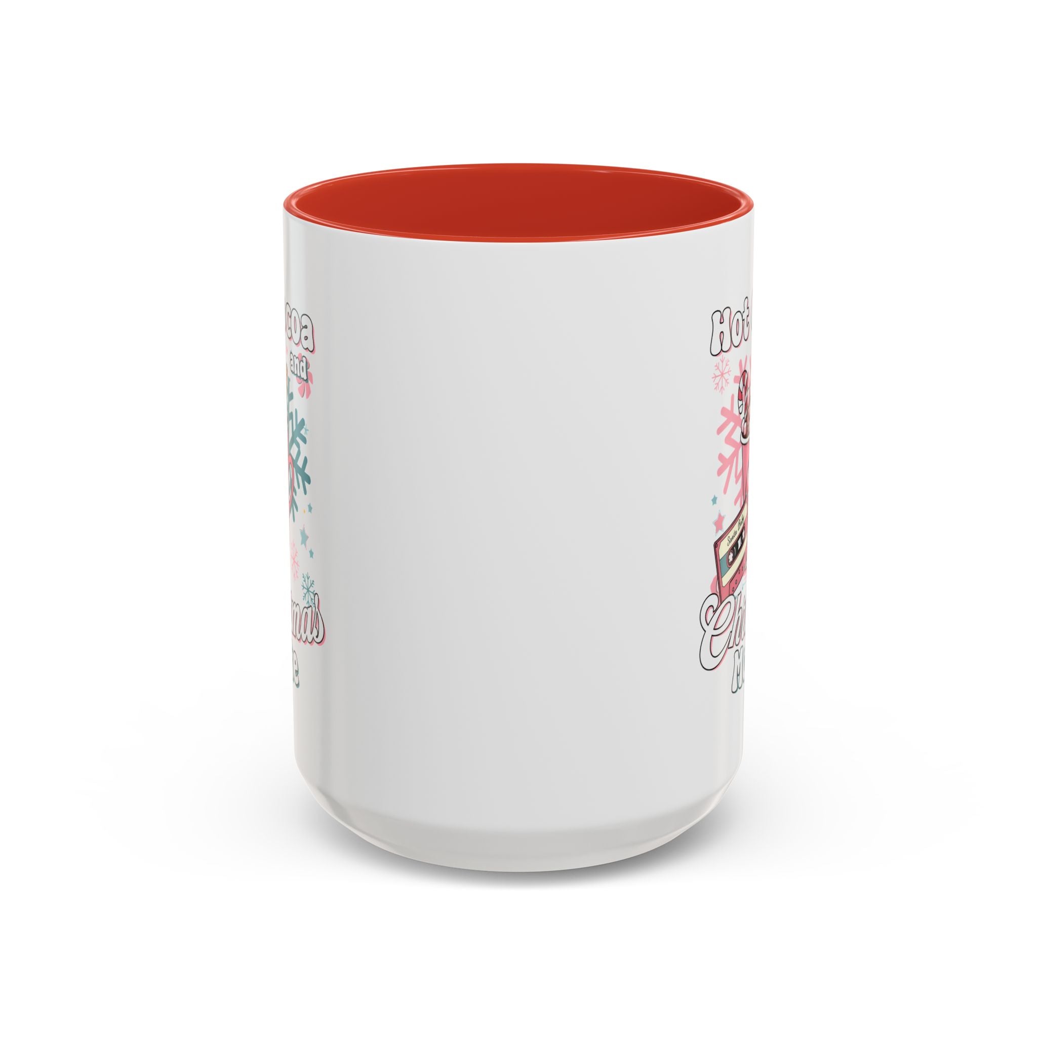 Hot Cocoa & Christmas Movie Mug, Cozy Holiday Cup, Winter Gift, Festive Beverage Container, Cute Coffee Mug