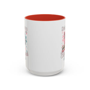 Hot Cocoa & Christmas Movie Mug, Cozy Holiday Cup, Winter Gift, Festive Beverage Container, Cute Coffee Mug