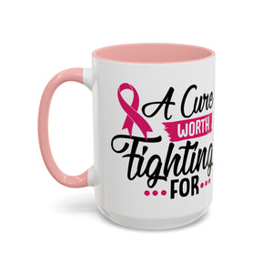Inspirational Breast Cancer Awareness Mug, Supportive Gift for Fighters, 11oz & 15oz Coffee Cup - Perfect for Fundraisers, Hope, [...]