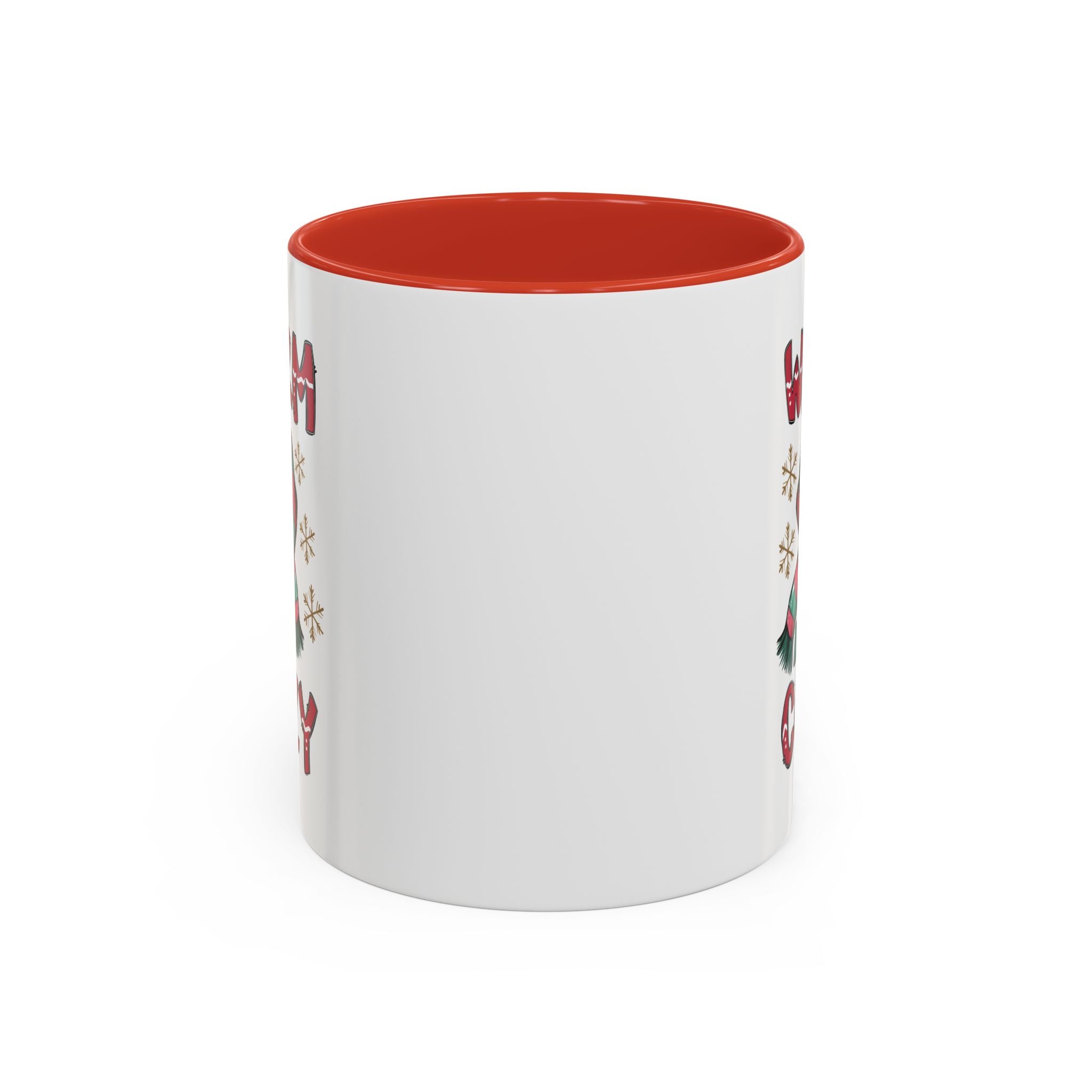 Warm & Cozy Holiday Accent Coffee Mug - Perfect for Winter Mornings, Christmas Gifts, Hot Beverage Lovers, Seasonal Decor, Cozy Vibes