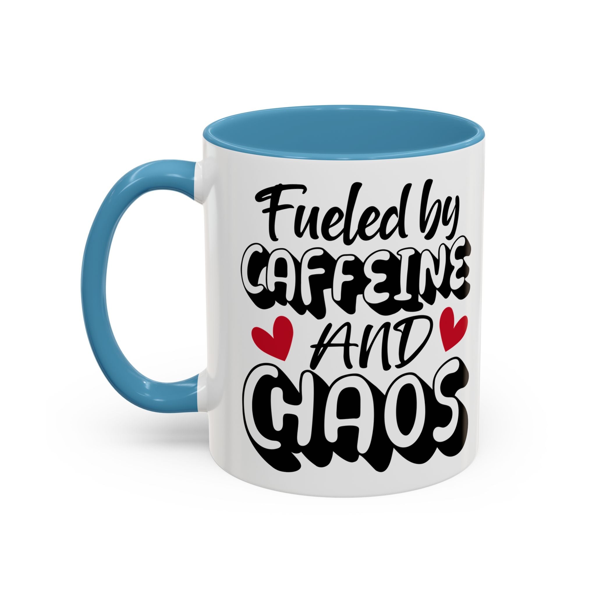 Caffeine Chaos Mug - Perfect for Coffee Lovers, Funny Gift for Friends, Home Office Essential, Birthday, Coffee Break