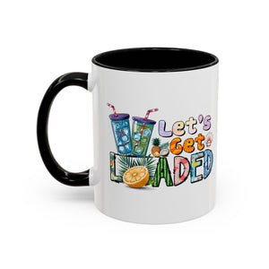 Colorful 'Let's Get Loaded' Coffee Mug - Fun Drinkware for Parties & Gatherings