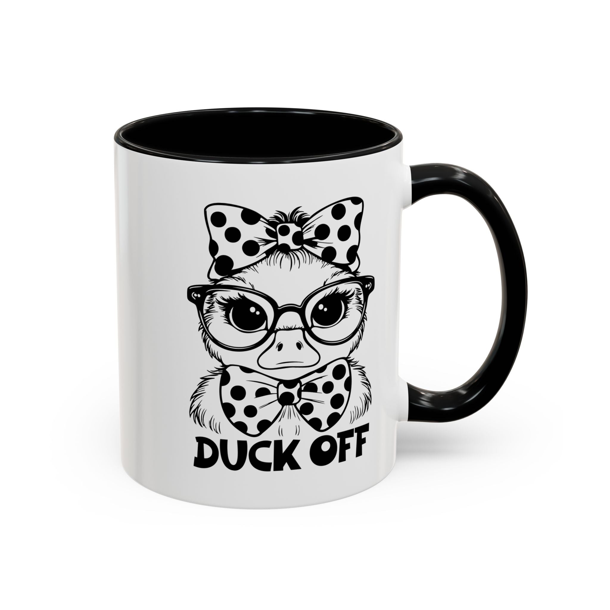 Duck off  Coffee Mug - Fun Gift for Bird Lovers, Birthday, Office Décor, Humorous Kitchenware, Unique Drinkware