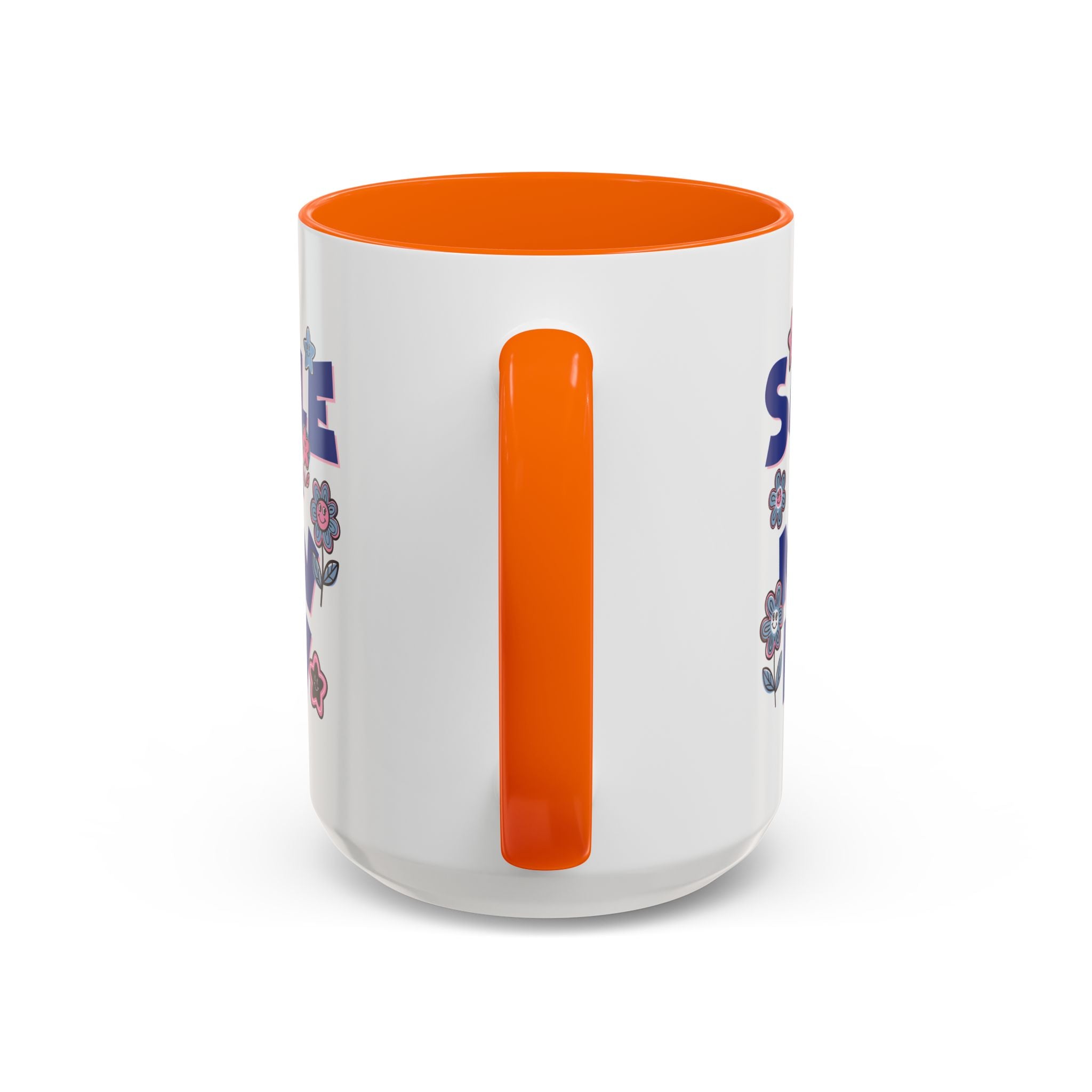 Inspirational Flower Design Coffee Mug - "Smile It's a New Day" - Perfect Gift for Coffee Lovers