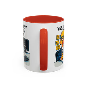Funny Office Mug, Quirky Coffee Cup, Duck Humor Mug, Gift for Coworkers, Cute Desk Mug