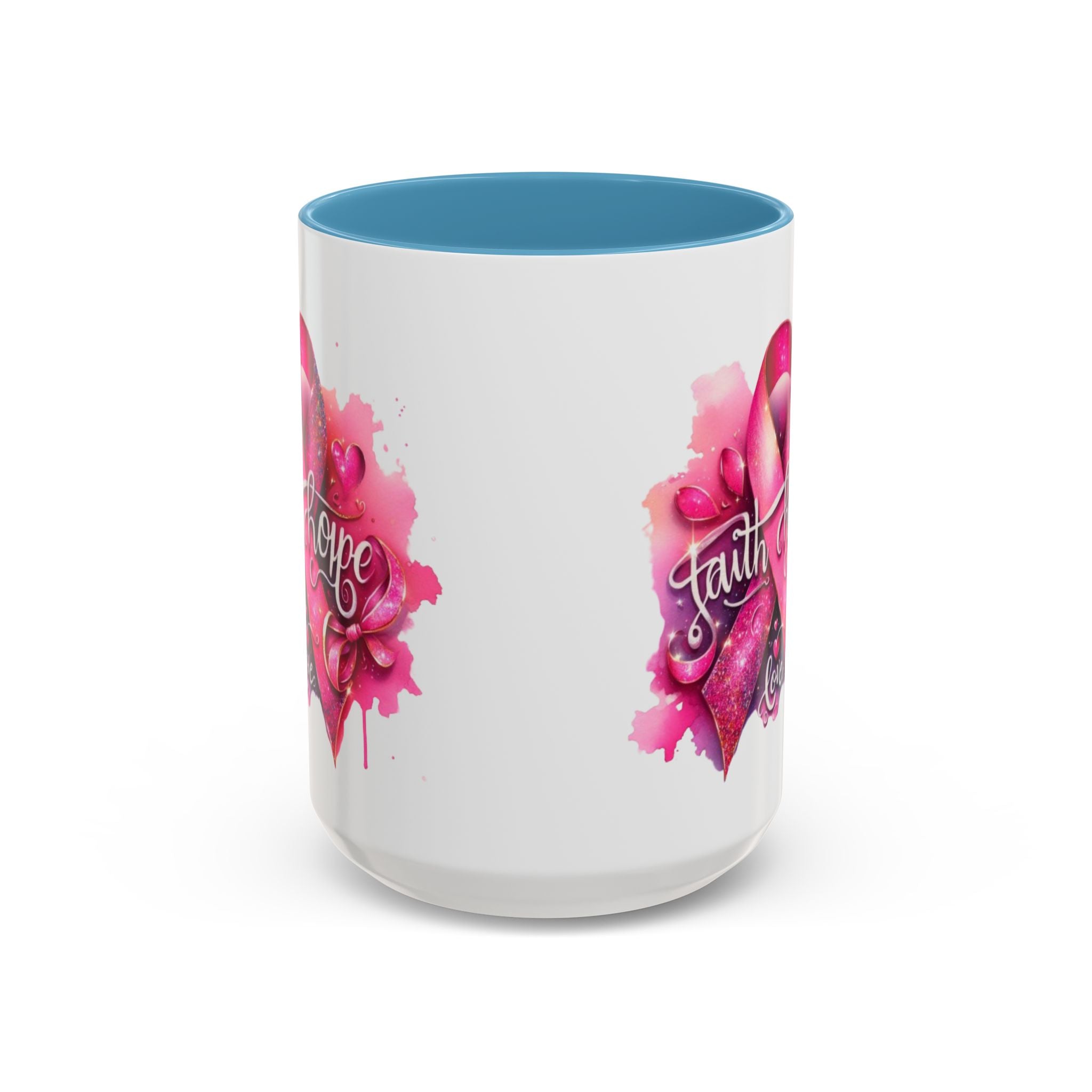 Cancer awareness Inspirational Hope & Faith and Love Coffee Mug