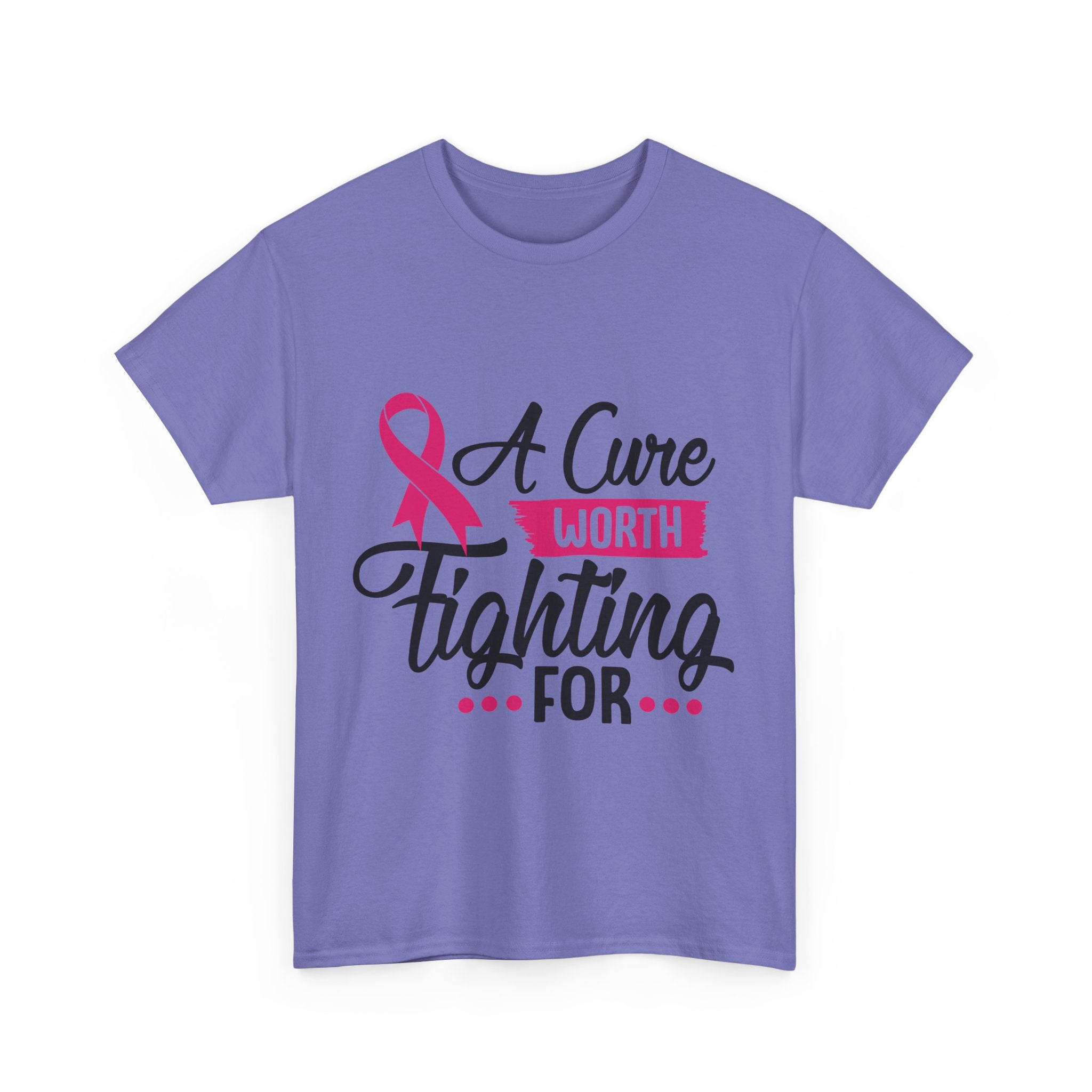 Breast Cancer Awareness Tee, A Cure Worth Fighting For Shirt, Unisex Support T-Shirt, Gift for Hope and Strength, Fundraising Apparel
