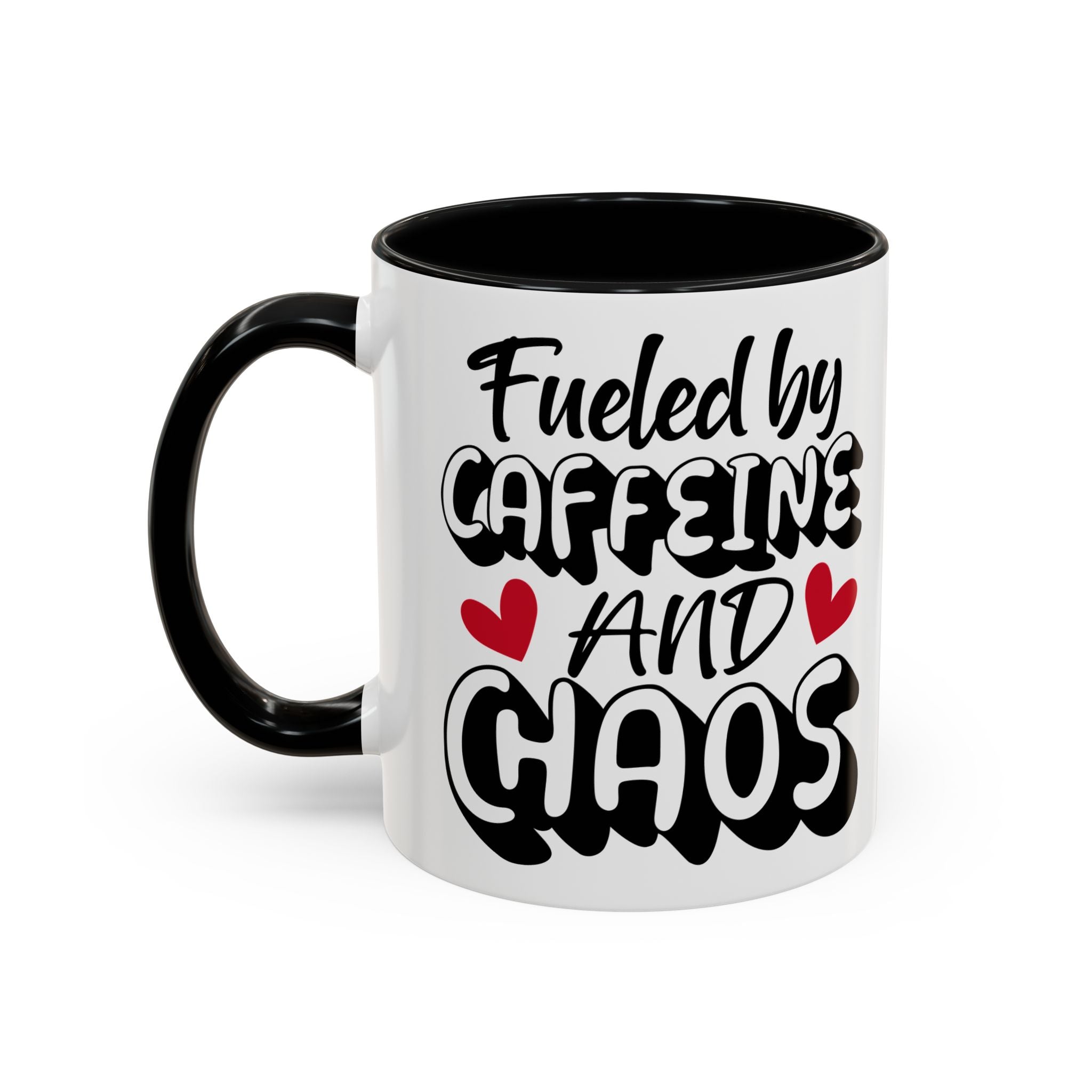 Caffeine Chaos Mug - Perfect for Coffee Lovers, Funny Gift for Friends, Home Office Essential, Birthday, Coffee Break