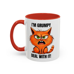 Grumpy Cat Coffee Mug, Funny Cat Mug, Gift for Cat Lovers, Office Coffee Cup, Humor Mug, 11oz 15oz