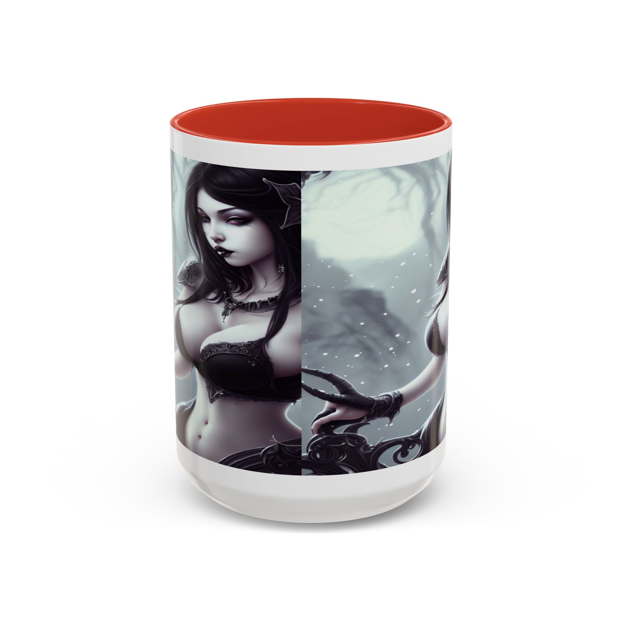 sexy busty woman Gothic Fantasy Coffee Mug – 11oz & 15oz Sculpted Design horror art