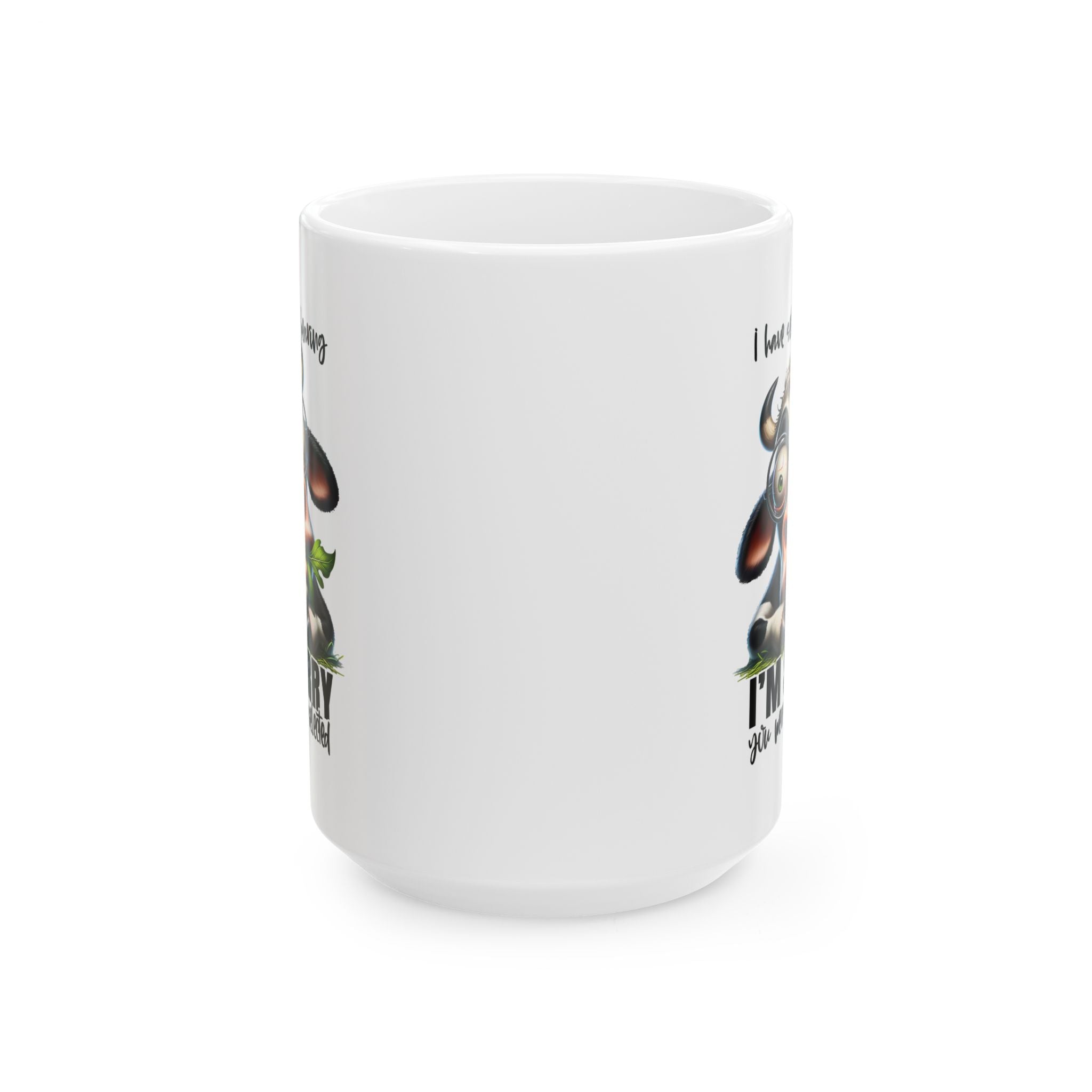 Funny  attitude Cow coffee Mug  Coffee Cup | Gift for Cow Lovers,  Cute Kitchen Mug