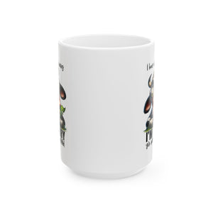 Funny  attitude Cow coffee Mug  Coffee Cup | Gift for Cow Lovers,  Cute Kitchen Mug
