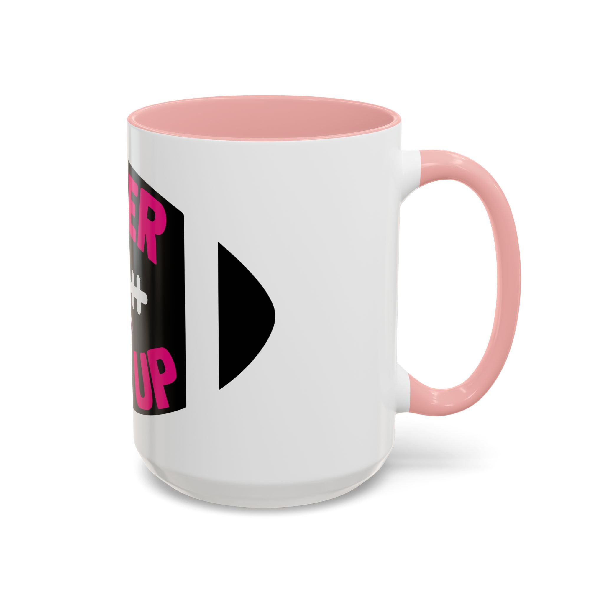 Inspirational Breast Cancer Awareness Coffee Mug - Never Give Up, Motivational Gift, Supportive Keepsake, Home or Office Decor