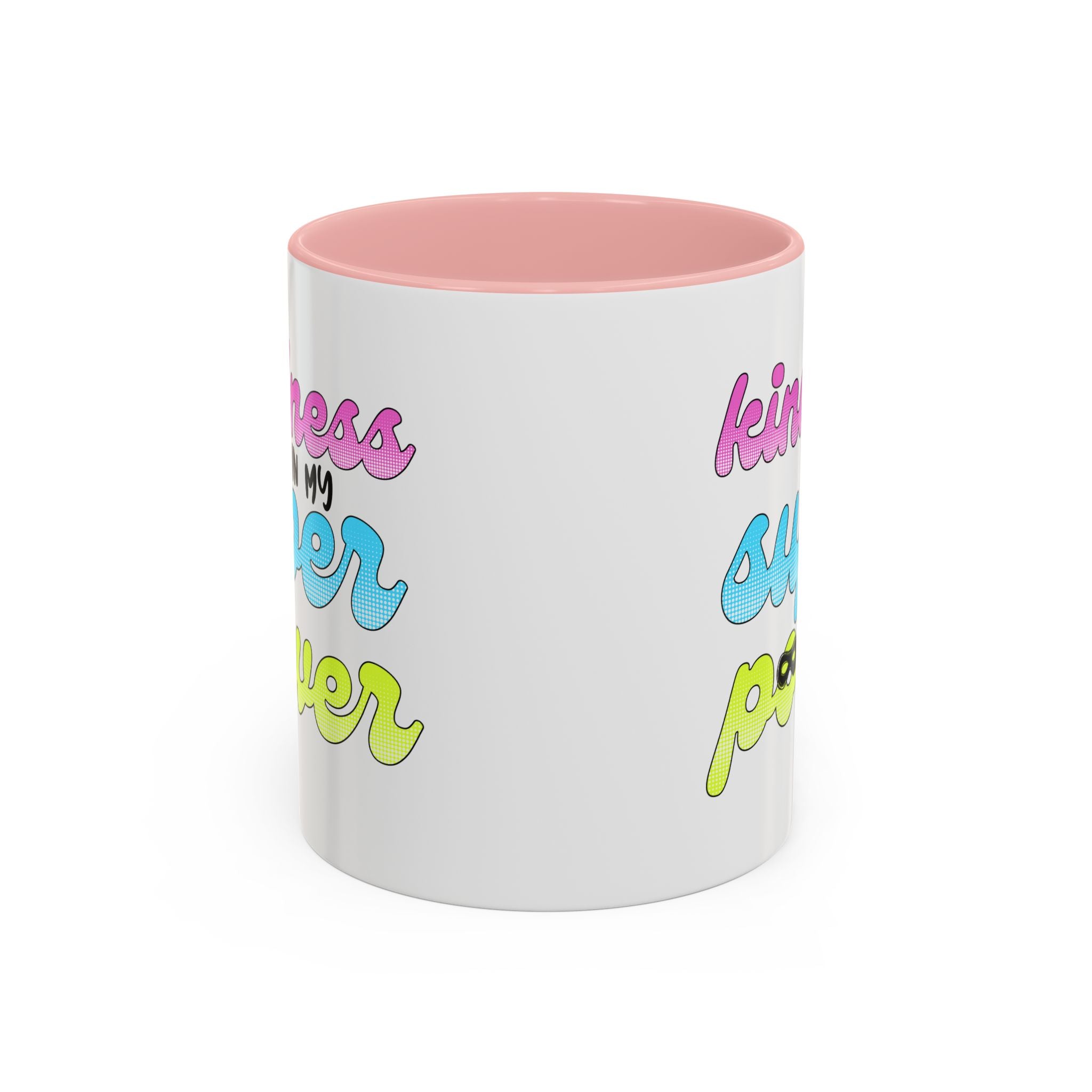 Kindness Superpower Coffee Mug, Inspirational Gift for Friends, Motivational Work Mug, Cute Drinkware for All Occasions, Unique