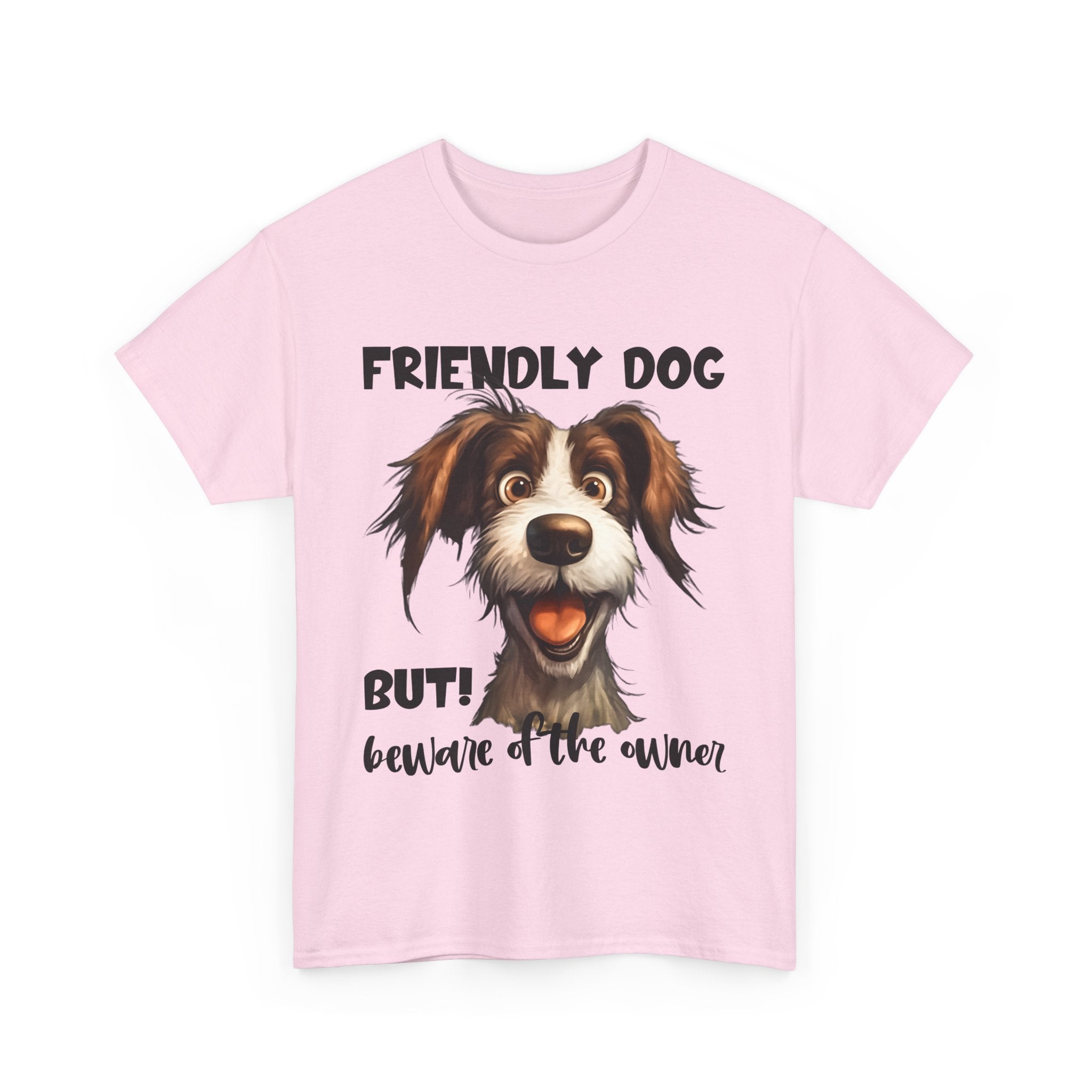 Friendly Dog Unisex Tee - Perfect for Pet Lovers, Gifts for Dog Owners, Casual Wear, Birthday Gifts, Dog-Themed Apparel