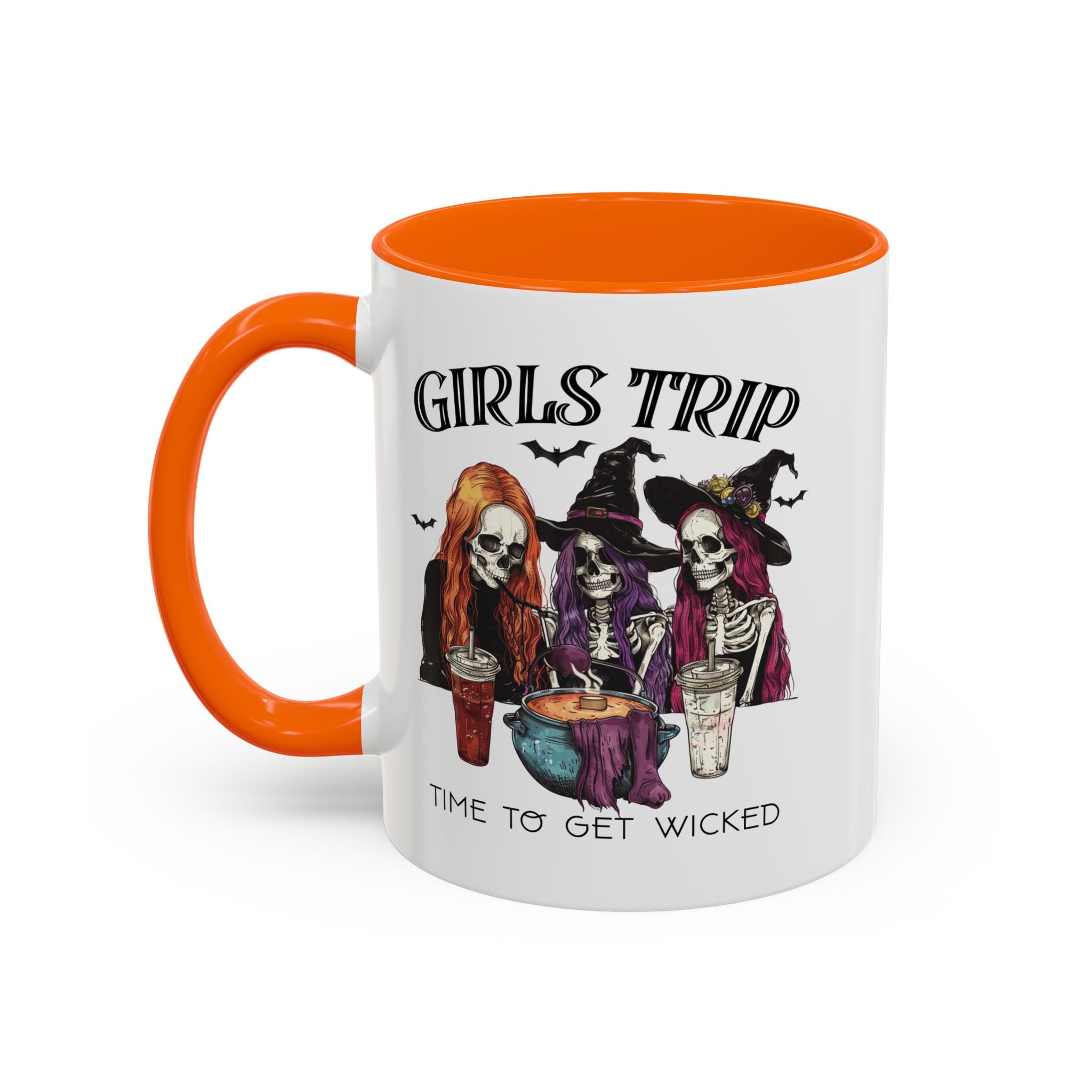Wicked Girls Trip Coffee Mug, Halloween Gift, Spooky Vibes, Friends Gatherings, Witchy Decor, Fun Drinking Mug