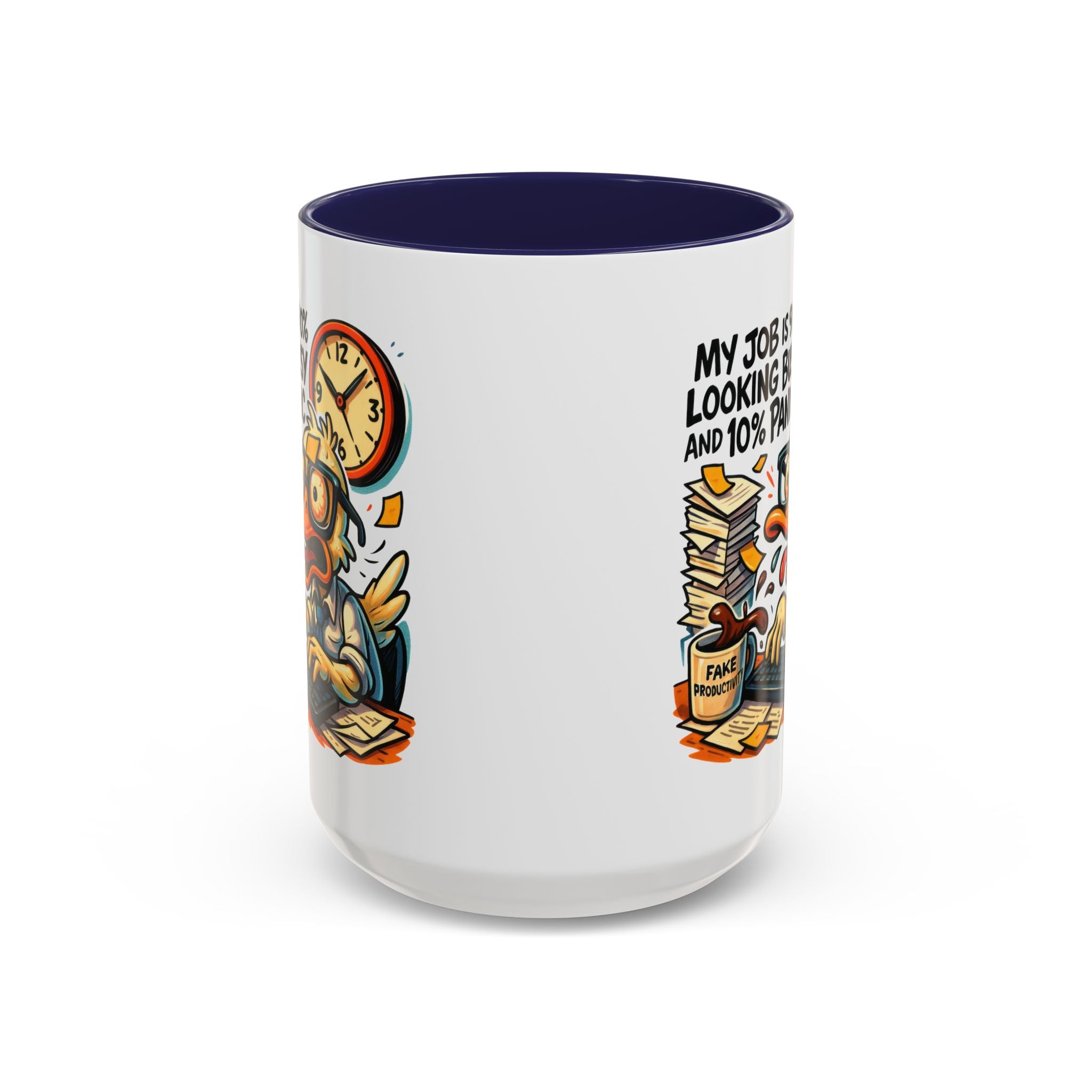 Funny Office Duck Coffee Mug | Perfect Gift for Office Workers, Desk Jokes, Humor, Funny Barista Mug, Creative Gift Idea