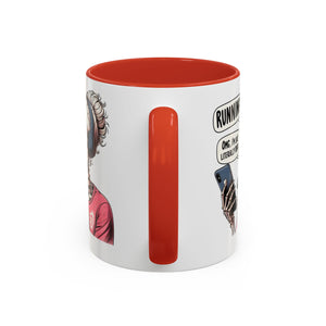 Running Skeleton Coffee Mug - Perfect for Fitness Lovers, Halloween Decor, Gift for Runners, Funny Tea Cup, Workout Enthusiast