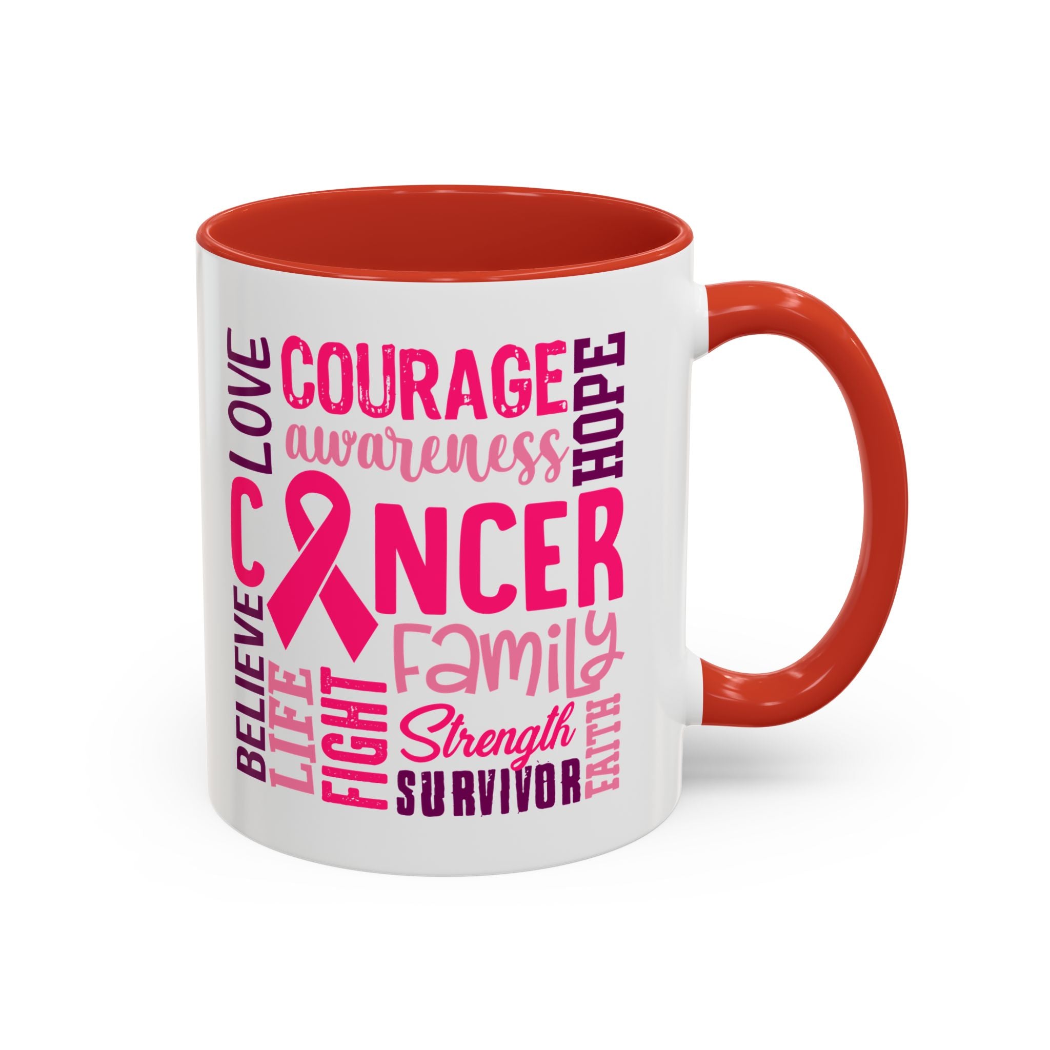 Inspirational Cancer Awareness Coffee Mug, Support Gift, Hope for Survivors, Breast Cancer Month, Motivational Mug, Encouragement Mug