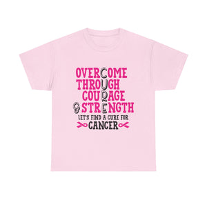 Inspirational Cancer Awareness Tee, Unisex Cotton Shirt, Supportive Tee, Gift for Survivors, Breast Cancer Awareness, Strength and [...]