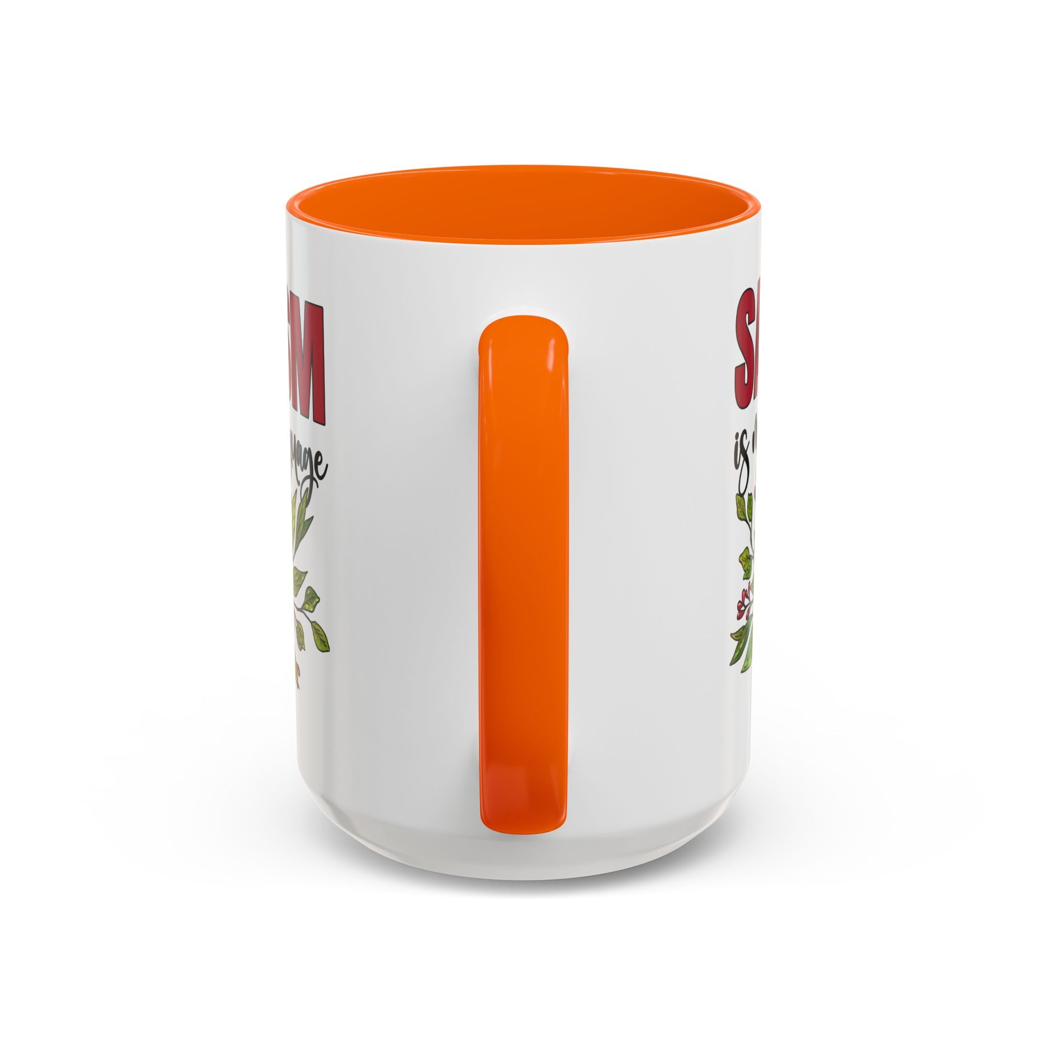 Sarcasm Floral Accent Coffee Mug - 11oz & 15oz funny