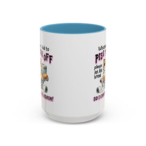 Funny Cat Mug - "Piss You Off" Coffee Cup for Cat Lovers