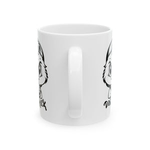 attitude duck coffee Mug, Funny Coffee Cup, Cartoon Gift, Animal Lover Present, don't duck with me