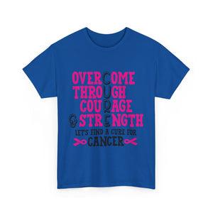 Inspirational Cancer Awareness Tee, Unisex Cotton Shirt, Supportive Tee, Gift for Survivors, Breast Cancer Awareness, Strength and [...]