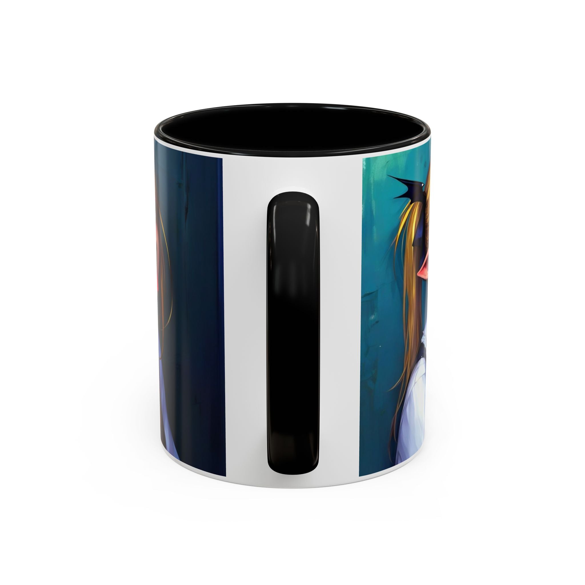 goth vampire girl Gothic Anime Coffee Mug with Edgy Design horror art