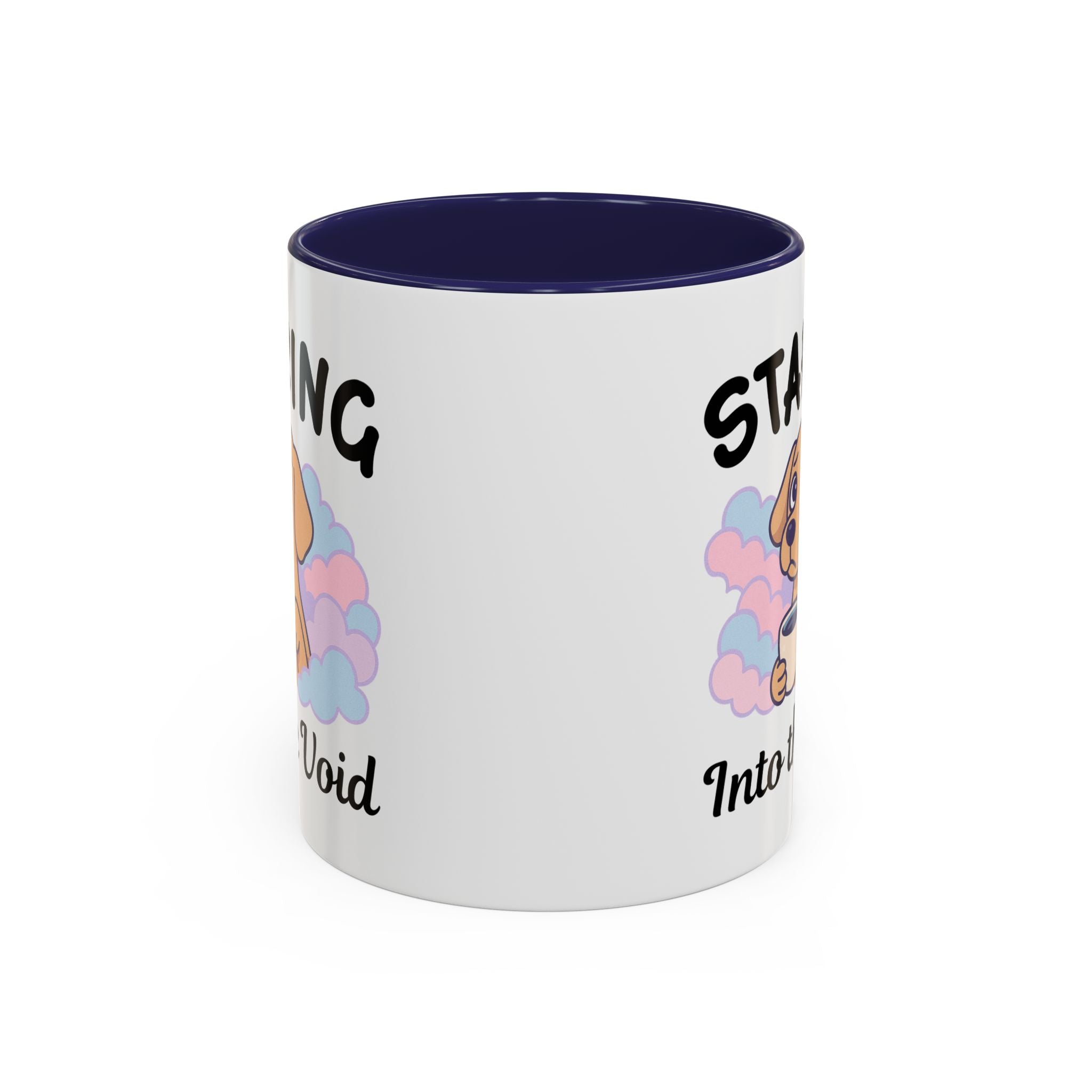 Cute Dog Coffee Mug for Animal Lovers, Staring Into the Void, Fun Gift for Pet Owners, Coffee Lovers, Cute Kitchen Decor