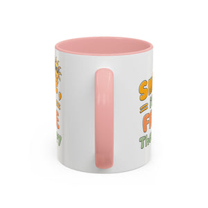 Smile It's Free Therapy Coffee Mug - Fun & Cheerful Accent Mugs for Brightening Your Day