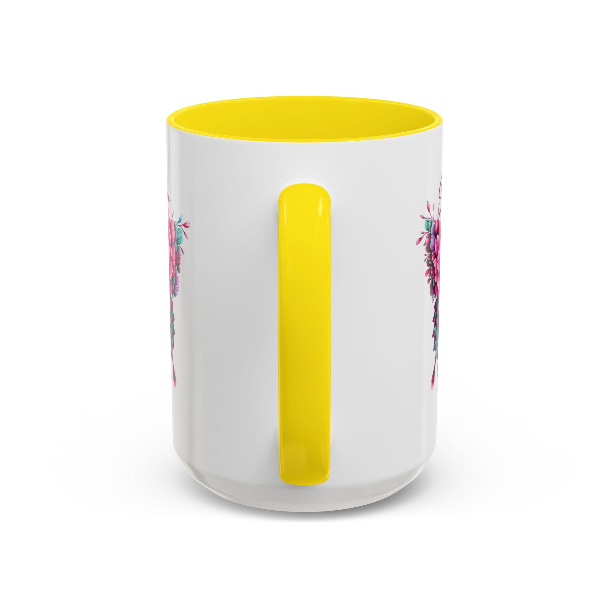 Stronger Than The Storm Accent Coffee Mug - Inspirational Butterfly Design
