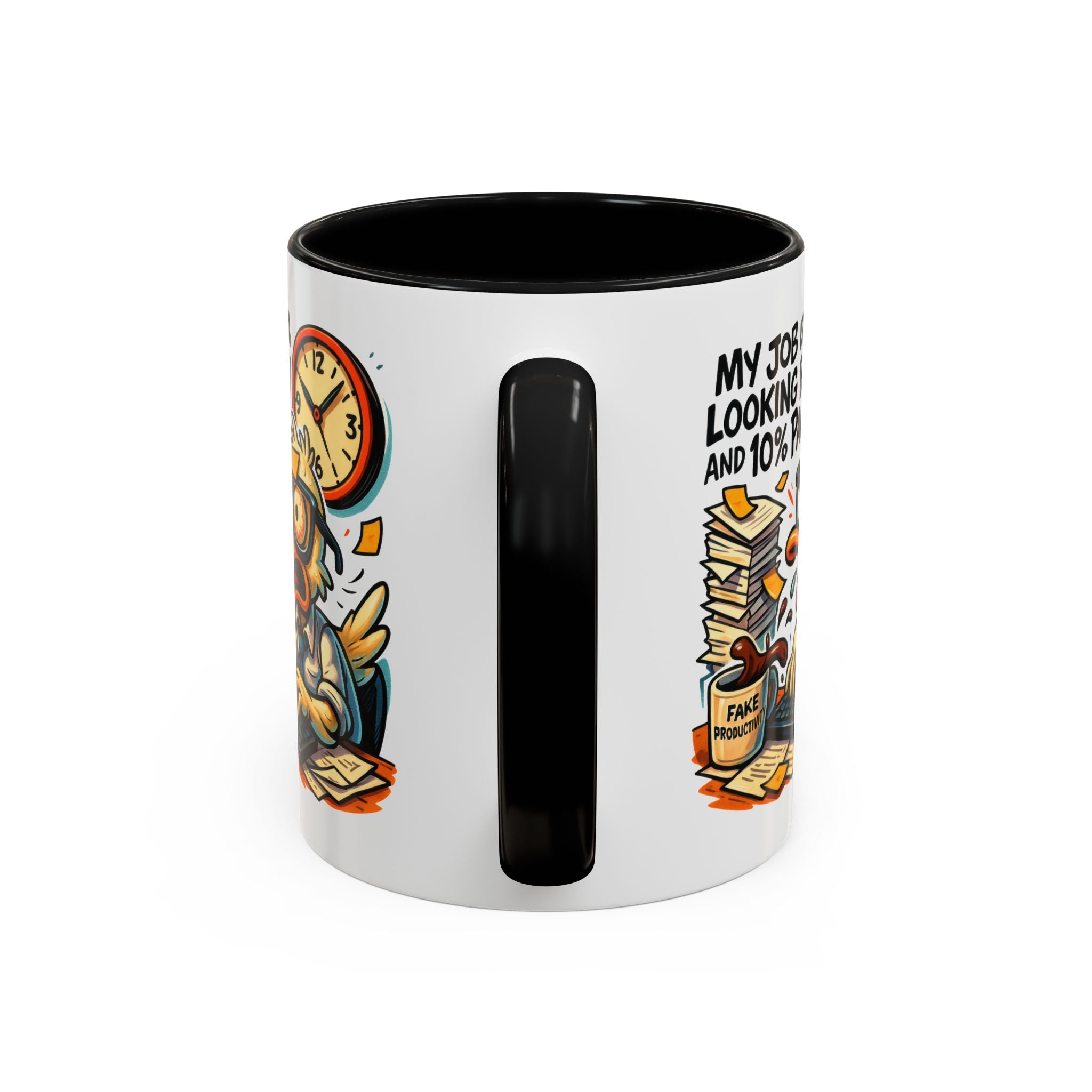 Funny Office Duck Coffee Mug | Perfect Gift for Office Workers, Desk Jokes, Humor, Funny Barista Mug, Creative Gift Idea