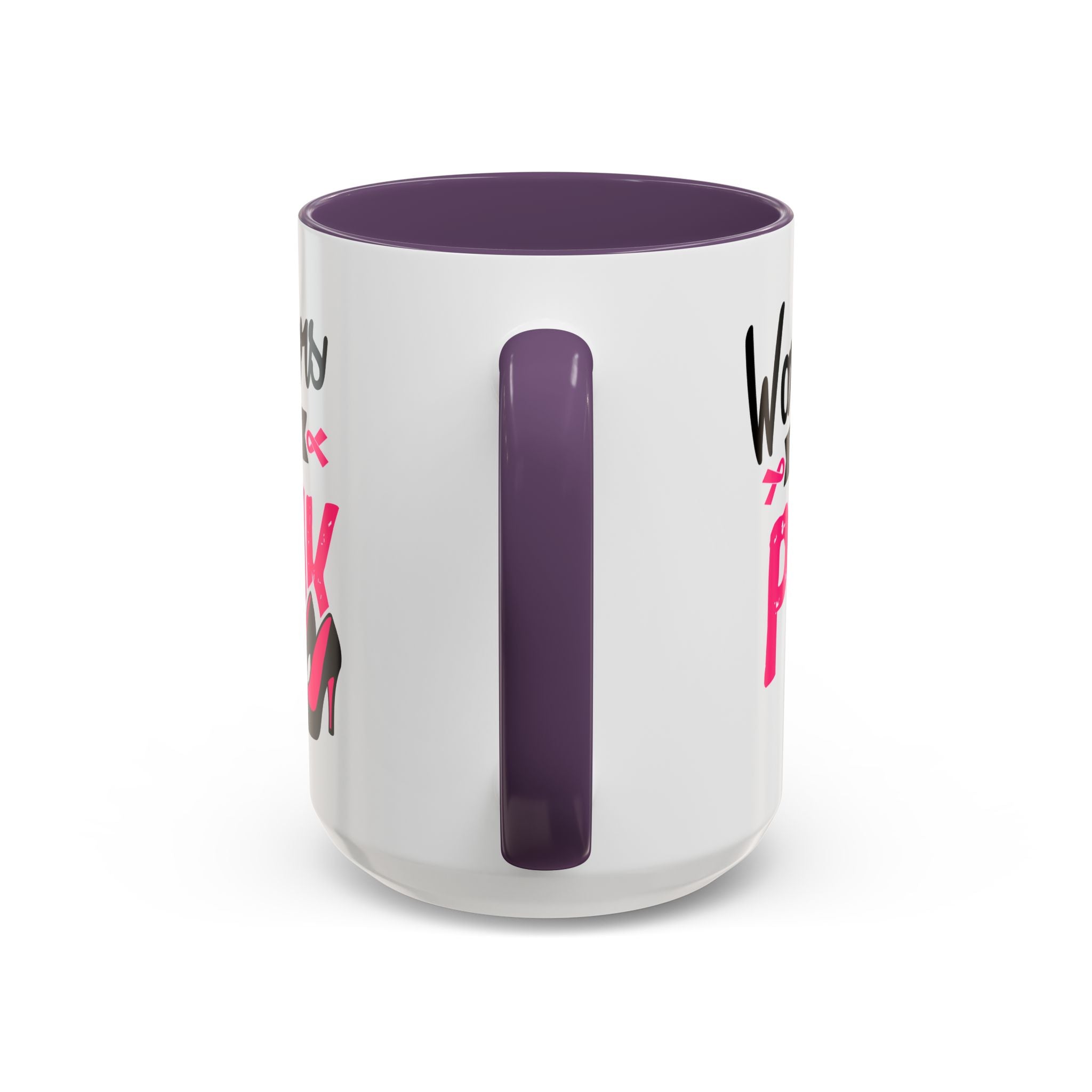 Breast Cancer Awareness Coffee Mug, Inspirational Gift, Warrior Mug, Pink Ribbon Awareness, Supportive Beverage Cup